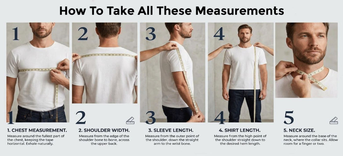 How To Measure Men's Shirt Size