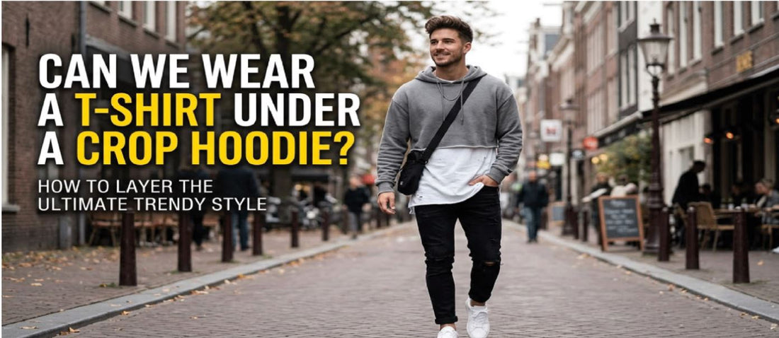 Can We Wear a T-Shirt Under a Crop Hoodie?