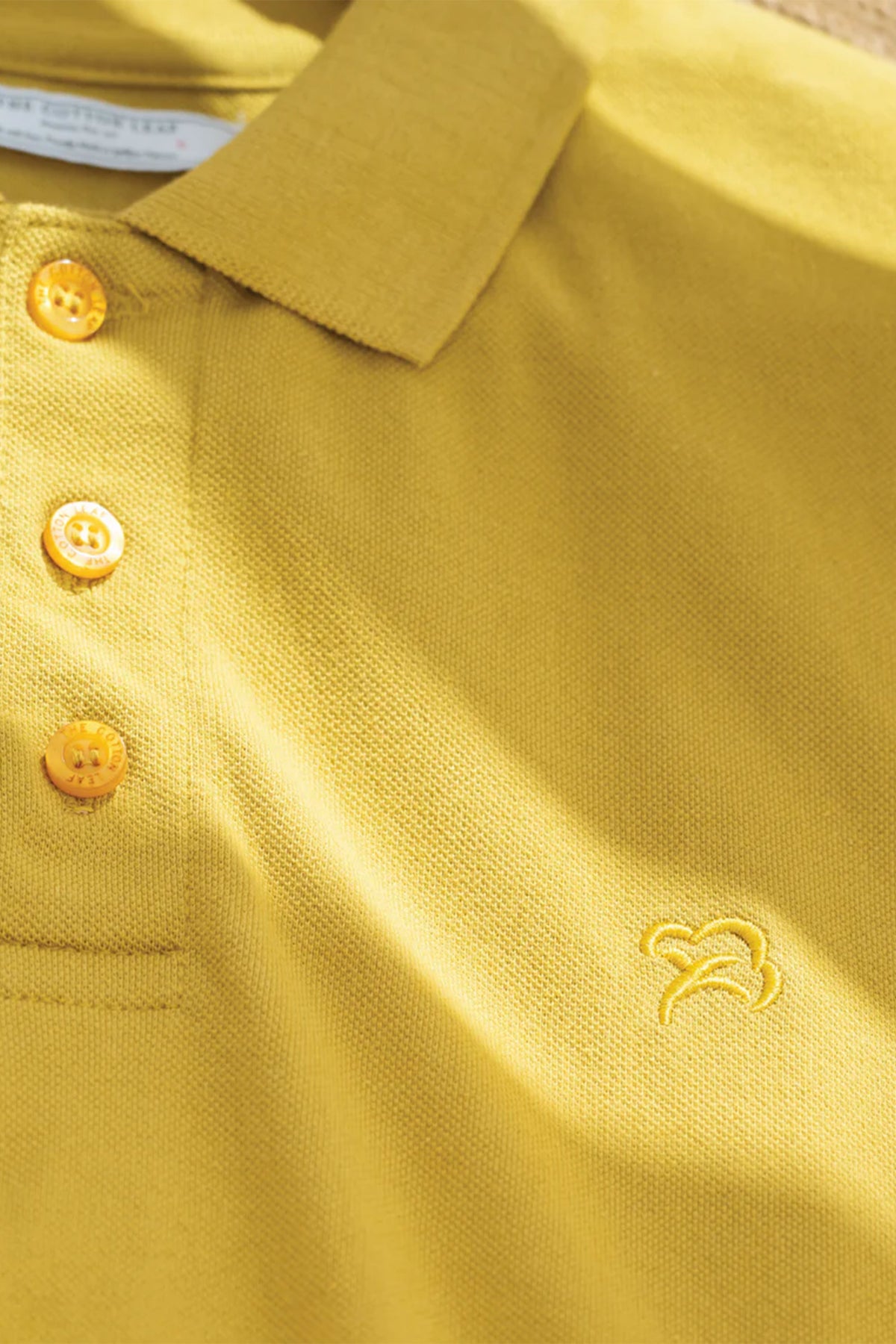 AMBER GREEN PIQUE POLO
