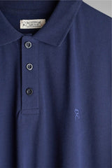 EXCLUSIVE BLUE PIQUÉ POLO