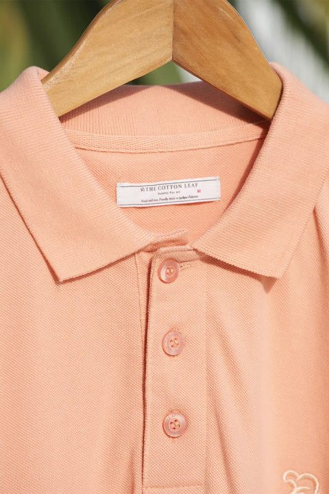 EXCLUSIVE PAPAYA PIQUE POLO