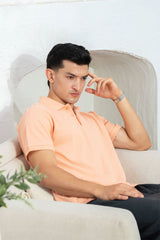 EXCLUSIVE PAPAYA PIQUE POLO