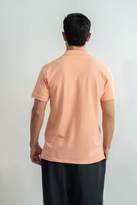 EXCLUSIVE PAPAYA PIQUE POLO