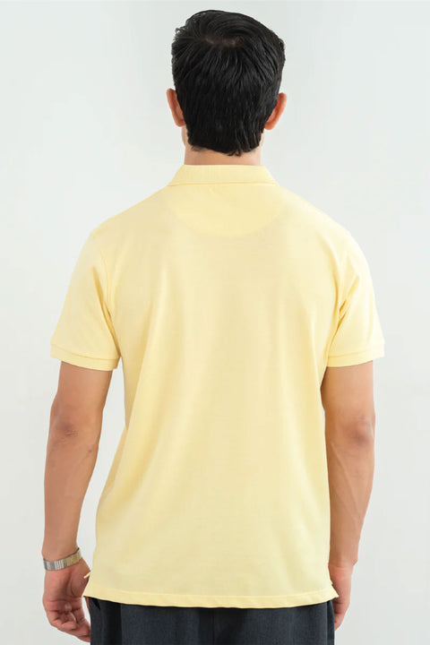 LEMON YELLOW PIQUE POLO
