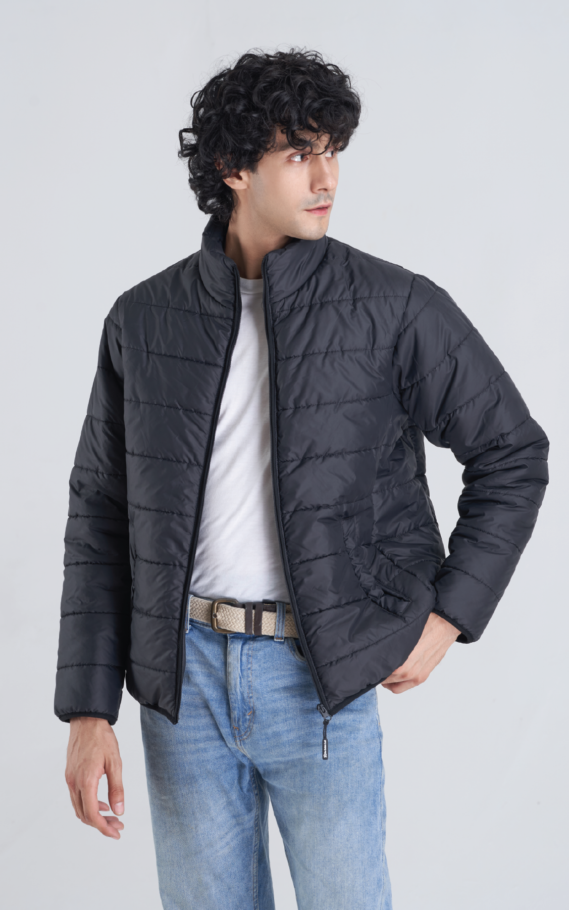 Exclusive Black Puffer Jacket  (Full Sleeve )