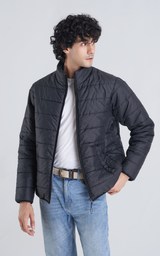 Exclusive Black Puffer Jacket  (Full Sleeve )