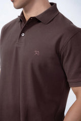 Shaved Chocolate Pique Polo
