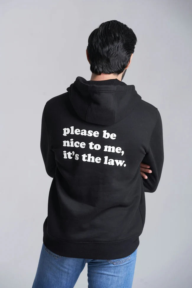 close up of unisex black free style graphic hoodie sale now