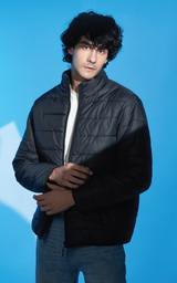 Exclusive Black Puffer Jacket  (Full Sleeve )