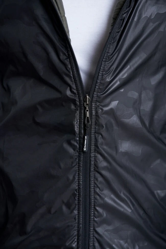 reversible two way jacket fauji green black full sleeves turned inside out stock now